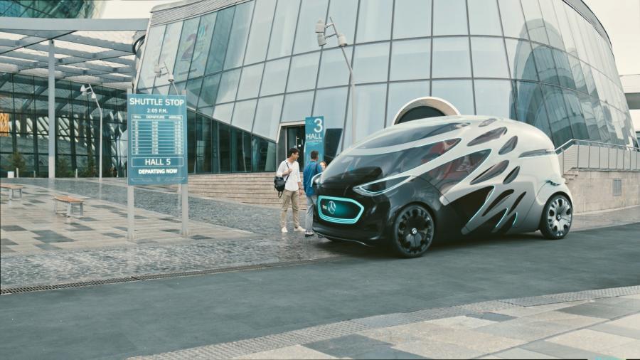  Mercedes-Benz Vision URBANETIC 2018 года  (фото 1 из 28)